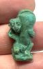 Picture of ANCIENT EGYPT-  FAIENCE PHALLIC  AMULET OF A DWARF. 600 - 300 B.C