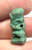 Picture of ANCIENT EGYPT-  FAIENCE PHALLIC  AMULET OF A DWARF. 600 - 300 B.C