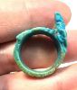 Picture of ANCIENT EGYPT-  FAIENCE RING. 600 - 300 B.C. BEAUTIFUL WITH NO REPAIRS OR RESTORTAION