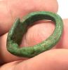 Picture of ANCIENT EGYPT-  FAIENCE RING WITH A FISH. 600 - 300 B.C. BEAUTIFUL WITH NO REPAIRS OR RESTORTAION