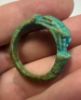 Picture of ANCIENT EGYPT-  FAIENCE RING. SCARAB. 600 - 300 B.C. BEAUTIFUL WITH NO REPAIRS OR RESTORTAION