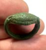 Picture of ANCIENT EGYPT-  FAIENCE RING.  SHELL.  600 - 300 B.C. BEAUTIFUL WITH NO REPAIRS OR RESTORTAION
