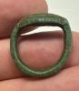 Picture of ANCIENT EGYPT-  FAIENCE RING.  SHELL.  600 - 300 B.C. BEAUTIFUL WITH NO REPAIRS OR RESTORTAION