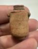 Picture of ANCIENT EGYPT. GRECO - ROMAN . TERRACOTTA MINI JAR .   300 B.C - 100 A.D.  