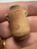 Picture of ANCIENT EGYPT. GRECO - ROMAN . TERRACOTTA MINI JAR .   300 B.C - 100 A.D.  