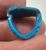 Picture of ANCIENT EGYPT.  FAIENCE RING. AMARNA. TIME OF KING TUTANKHAMUN. 1340 B.C .