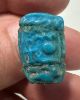 Picture of ANCIENT EGYPT.  FAIENCE RING. AMARNA. TIME OF KING TUTANKHAMUN. 1340 B.C .