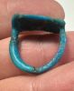 Picture of ANCIENT EGYPT.  FAIENCE RING. AMARNA. TIME OF KING TUTANKHAMUN. 1340 B.C .