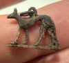 Picture of   Ancient Egypt.   Silver jackal (anubis)  . Ptolemaic Period. 3rd century B.C