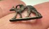 Picture of   Ancient Egypt.   Silver jackal (anubis)  . Ptolemaic Period. 3rd century B.C