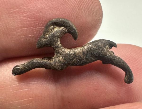 Picture of   Ancient Egypt.   Silver  IBEX  . Ptolemaic Period. 3rd century B.C