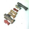 Picture of  Ancient Egypt.   LOT OF 7 STONE DJED PILLAR AMULETS  . Ptolemaic Period. 3rd century B.C