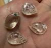Picture of   Ancient Egypt. ROMAN PERIOD. 100 - 200 A.D.  LOT OF 4 ROCK CRYSTAL BEADS