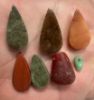 Picture of   Ancient Egypt. GRECO - ROMAN PERIOD. 300 B.C - 100  A.D.  LOT OF STONE PENDANTS / BEADS 