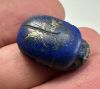 Picture of   Ancient Egypt.  LATE PERIOD. 600 - 100 B.C.  LAPIS LAZULI SCARAB