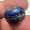 Picture of   Ancient Egypt.  LATE PERIOD. 600 - 100 B.C.  LAPIS LAZULI SCARAB