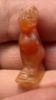 Picture of   Ancient Egypt.  LATE PERIOD. 600 - 100 B.C.  CARNELIAN STONE CAT