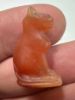 Picture of   Ancient Egypt.  LATE PERIOD. 600 - 100 B.C.  CARNELIAN STONE CAT