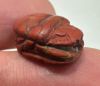 Picture of Ancient Egypt.  LATE PERIOD. 600 - 100 B.C.  RED JASPER SCARAB
