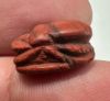 Picture of Ancient Egypt.  LATE PERIOD. 600 - 100 B.C.  RED JASPER SCARAB