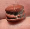 Picture of Ancient Egypt.  LATE PERIOD. 600 - 100 B.C.  RED JASPER SCARAB