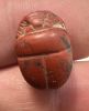 Picture of Ancient Egypt.  LATE PERIOD. 600 - 100 B.C.  RED JASPER SCARAB