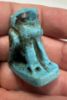 Picture of ANCIENT EGYPT. GRECO - ROMAN . BEAUTIFUL FAIENCE  AMULET OF A FALCON (HORUS) .   300 B.C - 100 A.D.  