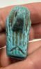 Picture of ANCIENT EGYPT. GRECO - ROMAN . BEAUTIFUL FAIENCE  AMULET OF A FALCON (HORUS) .   300 B.C - 100 A.D.  