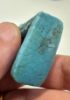 Picture of ANCIENT EGYPT. GRECO - ROMAN . BEAUTIFUL FAIENCE  AMULET OF A FALCON (HORUS) .   300 B.C - 100 A.D.  