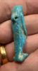Picture of ANCIENT EGYPT. GRECO - ROMAN . BEAUTIFUL  FAIENCE AMULET OF TAWERET .   300 B.C - 100 A.D.  