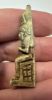 Picture of ANCIENT EGYPT. GRECO - ROMAN . BEAUTIFUL  FAIENCE AMULET OF ISIS NURSING HORUS .   300 B.C - 100 A.D.  
