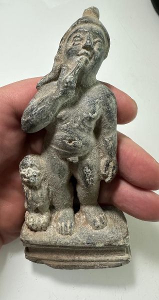 Picture of   Ancient Egypt. GRECO - ROMAN STONE FIGURE OF HARPOCRATES. 300 B.C - 100 A.D 