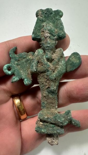 Picture of  Ancient Egypt. BRONZE OSIRIS. 600 - 300 B.C 