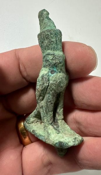 Picture of   Ancient Egypt. BRONZE FALCON (HORUS) . 600 - 300 B.C 
