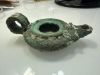 Picture of   Ancient ROMAN BRONZE OIL LAMP. 100 - 200 A.D