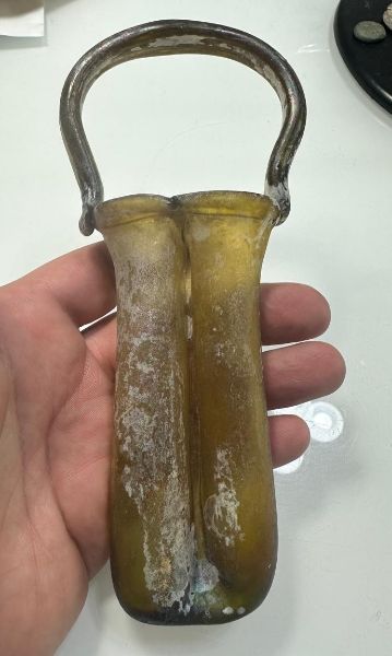 Picture of   Ancient ROMAN GLASS VESSEL. 300 - 400 A.D