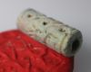 Picture of   Ancient Egypt.   SECOND INTERMEDIATE PERIOD. FAIENCE CYLINDER SEAL. 1780 - 1550 B.C