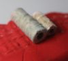 Picture of   Ancient Egypt.   LOT OF TWO: SECOND INTERMEDIATE PERIOD. FAIENCE CYLINDER SEALS. 1780 - 1550 B.C