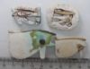Picture of   Ancient Egypt.   LOT OF 4 FAIENCE EYE OF HORS AMULETS. LARGE SIZES 600 - 300 B.C