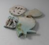 Picture of   Ancient Egypt.   LOT OF 4 FAIENCE EYE OF HORS AMULETS. LARGE SIZES 600 - 300 B.C