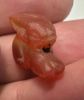 Picture of ANCIENT EGYPT -  BEAUTIFUL  CARNELIAN AMULET OF A HARE . LATE PERIOD. 300 - 100 B.C