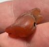 Picture of ANCIENT EGYPT -  BEAUTIFUL  CARNELIAN AMULET OF A HARE . LATE PERIOD. 300 - 100 B.C
