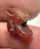 Picture of ANCIENT EGYPT -  BEAUTIFUL  CARNELIAN AMULET OF A HARE . LATE PERIOD. 300 - 100 B.C