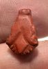 Picture of ANCIENT EGYPT -  BEAUTIFUL  RED JASPER LOTUS FLOWER AMULET . LATE PERIOD. 300 - 100 B.C