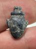 Picture of ANCIENT EGYPT -  BEAUTIFUL  LAPIS HEART AMULET . LATE PERIOD. 300 - 100 B.C