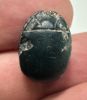 Picture of ANCIENT LEVANT -  CANAANITE. BEAUTIFUL  GREEN JASPER SCARAB. 1700 - 1500 B.C