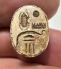 Picture of ANCIENT EGYPT -  BEAUTIFUL  STONE  SCARAB . WITH THE NAME OF THUTMOSES IV. NEW KINGDOM. 1400 - 1200 B.C