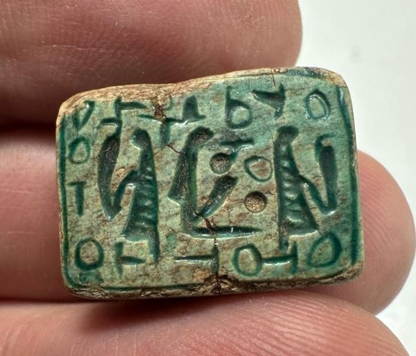 Picture of ANCIENT EGYPT -  BEAUTIFUL  STONE  PLAQUE. NEW KINGDOM. 1400 - 1200 B.C