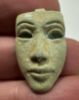 Picture of ANCIENT EGYPT -  BEAUTIFUL  FAIENCE MASK  AMULET . GRECO - ROMAN. 300 - 100 B.C