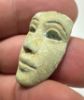 Picture of ANCIENT EGYPT -  BEAUTIFUL  FAIENCE MASK  AMULET . GRECO - ROMAN. 300 - 100 B.C